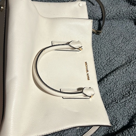 Cream color Michael Kors purse. Used a handful of times. - Picture 1 of 7